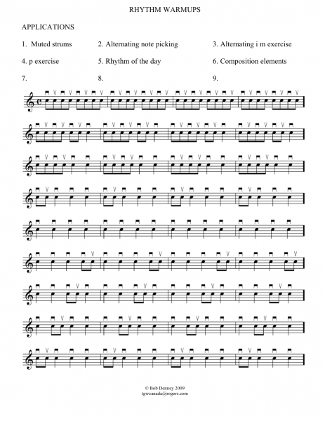 Rhythm Warmups