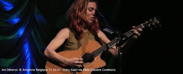 Ani Difranco @ Ancienne Belgique 11.10.07 - Erinc Salor via Flickr Creative Commons
